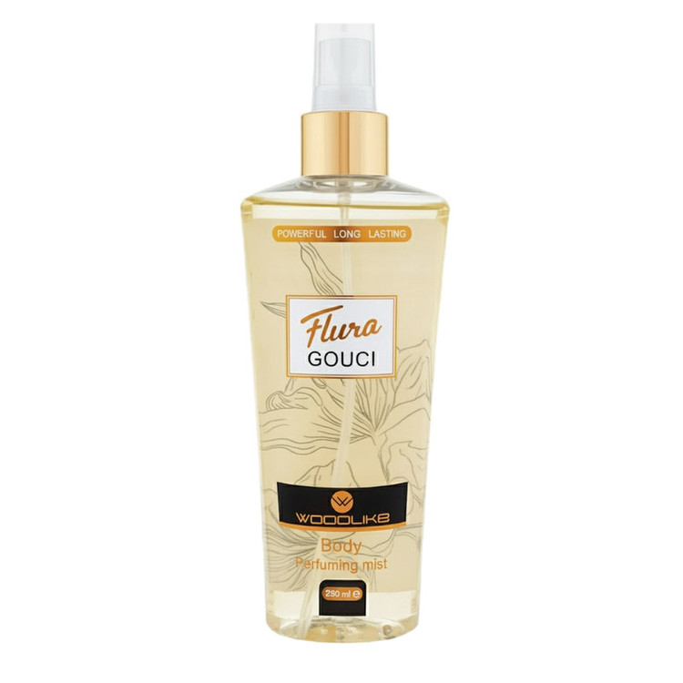 بادی اسپلش زنانه وودلایک مدل Flura Gouci حجم 250 میلیلیتر