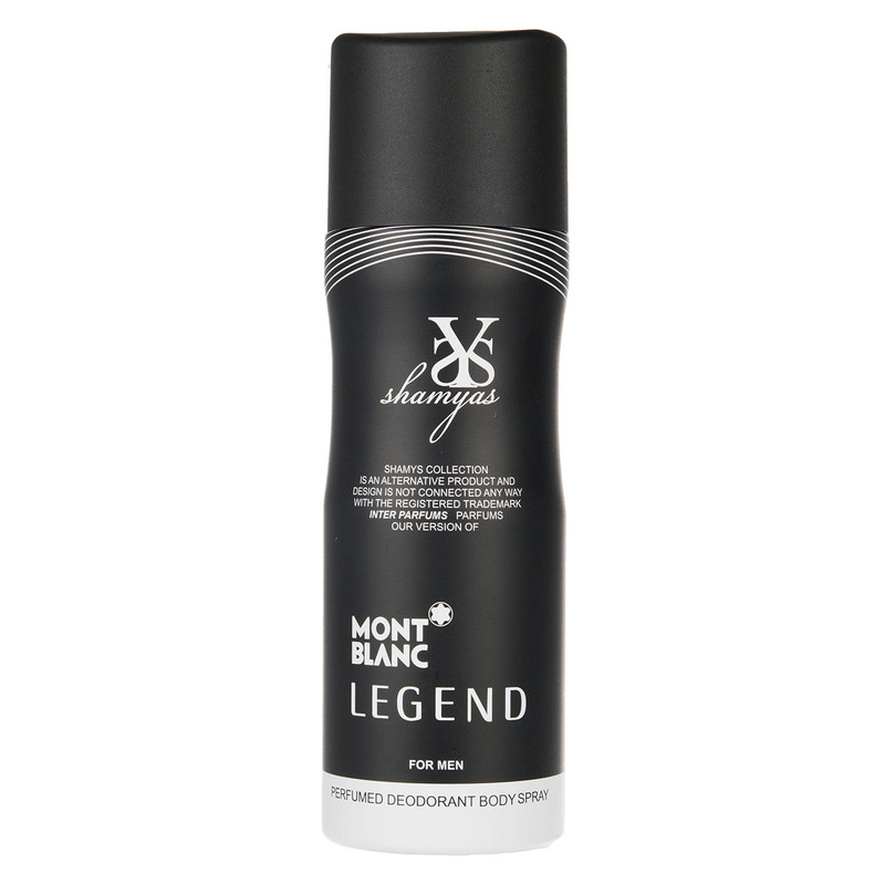 اسپری مردانه شمیاس مدل Legend حجم 200 میلی لیتر