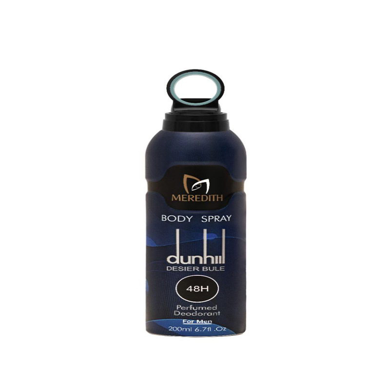 اسپری مردانه مردیت مدل dunhiil DESIER BLUE با رایحه خنک حجم 200 میلی‌لیتر